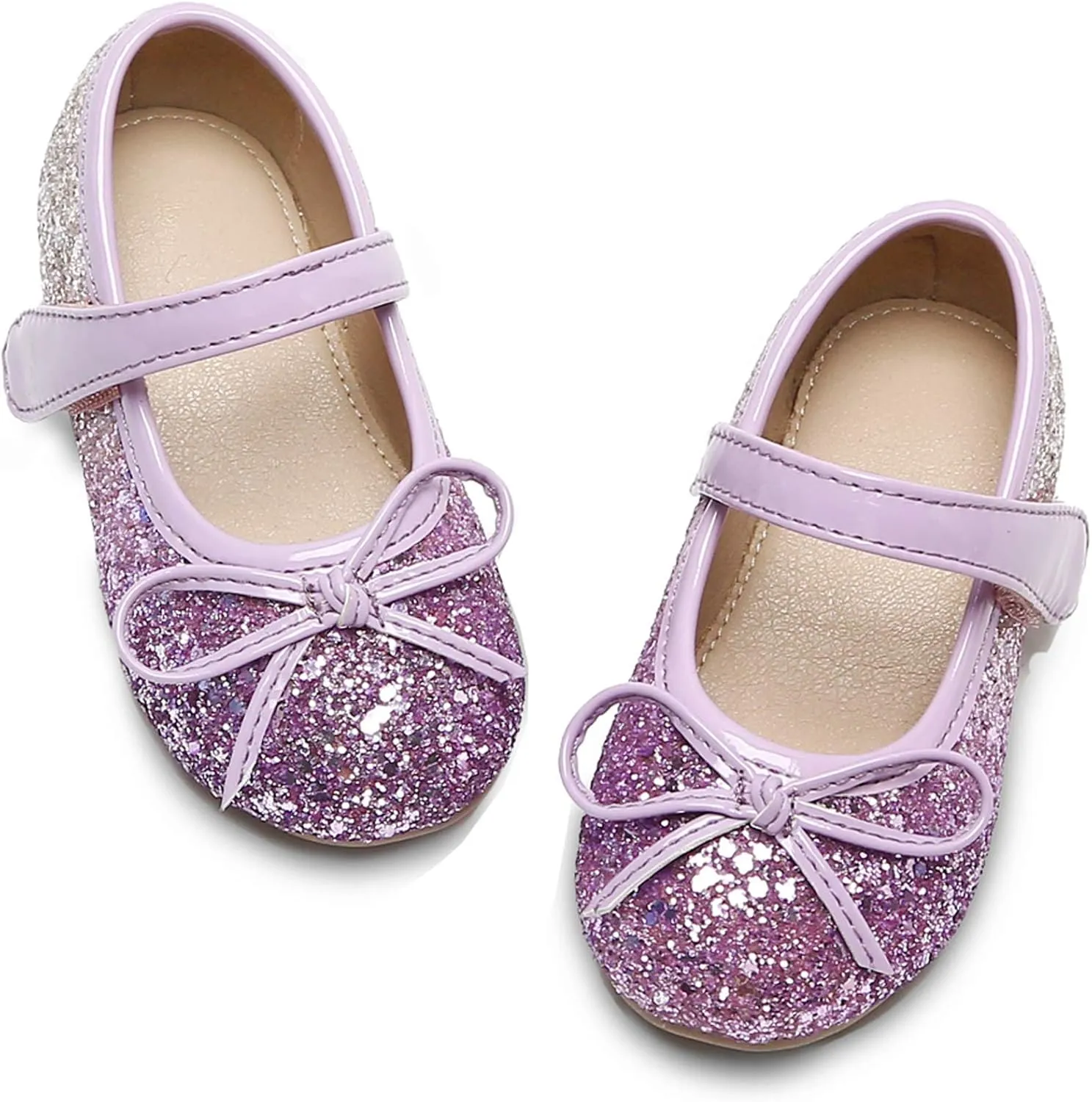 Felix & Flora Toddler Flower Girl Dress Shoes - Girl Ballet Flats Party School Shoes Wedding