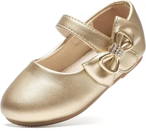 Felix & Flora Toddler Flower Girl Dress Shoes - Girl Ballet Flats Party School Shoes Wedding
