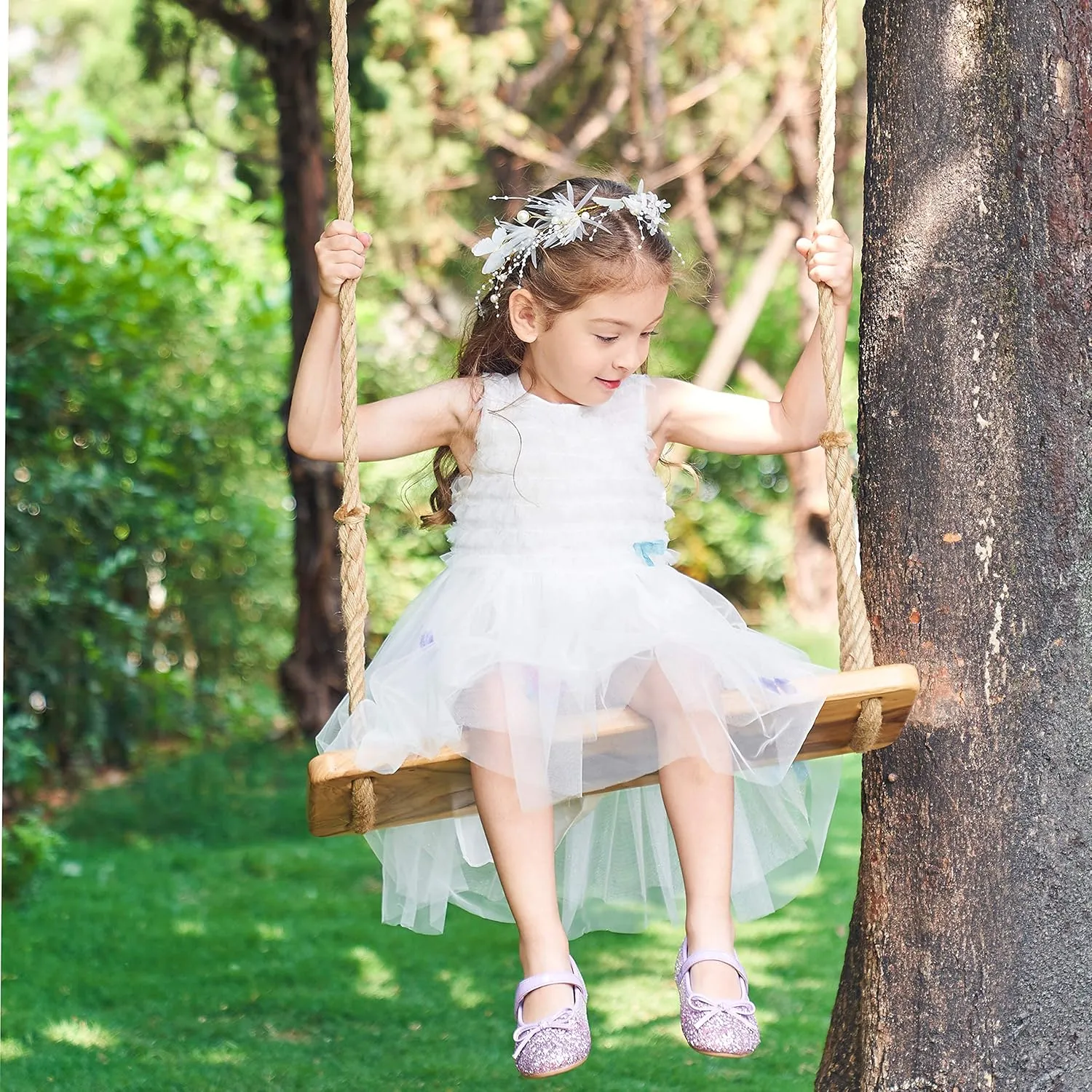 Felix & Flora Toddler Flower Girl Dress Shoes - Girl Ballet Flats Party School Shoes Wedding