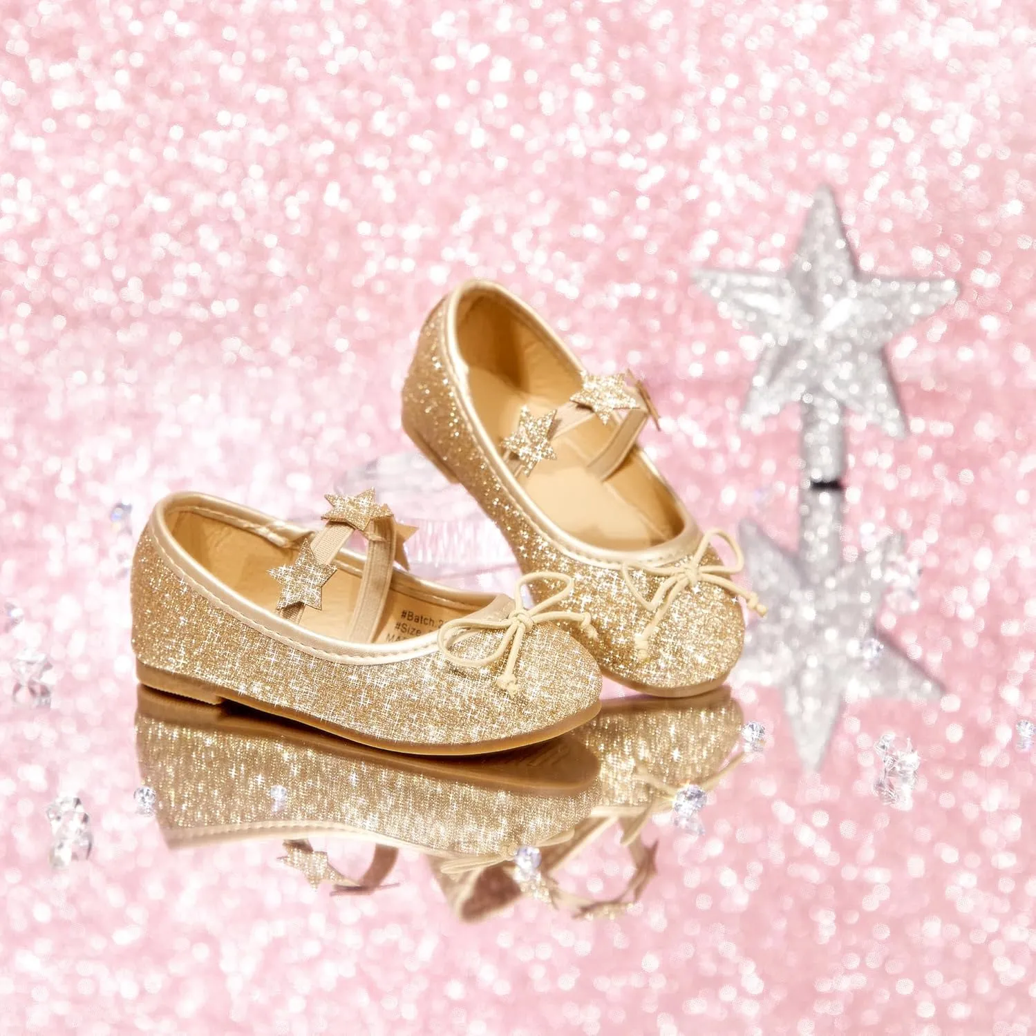 Felix & Flora Toddler Flower Girl Mary Jane Shoes - Little Girls Dress Flats Princess Wedding Party