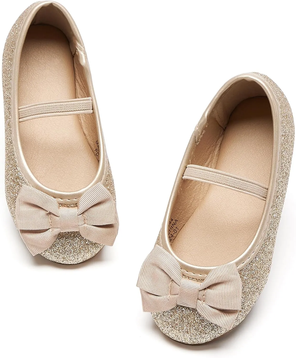 Felix & Flora Toddler Flower Girl Mary Jane Shoes - Little Girls Dress Flats Princess Wedding Party