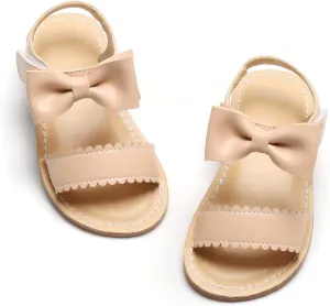 Felix & Flora Toddler Girl Sandals - Flower Girl Dress Shoes Open Toe Little Kid Summer Flats