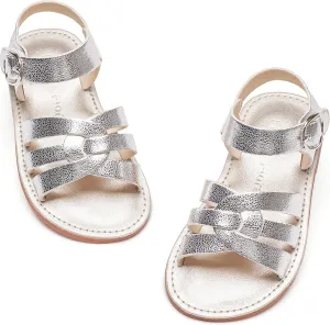 Felix & Flora Toddler Girl Sandals - Little Girl Easter Summer Dress Shoes Lightweight Open Toe Beach Holiday.