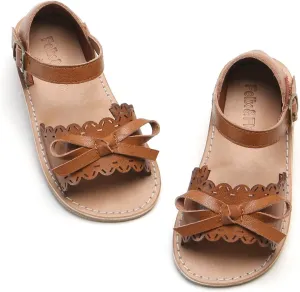 Felix & Flora Toddler Girl Sandals - Little Girl Easter Summer Dress Shoes Lightweight Open Toe Beach Holiday.
