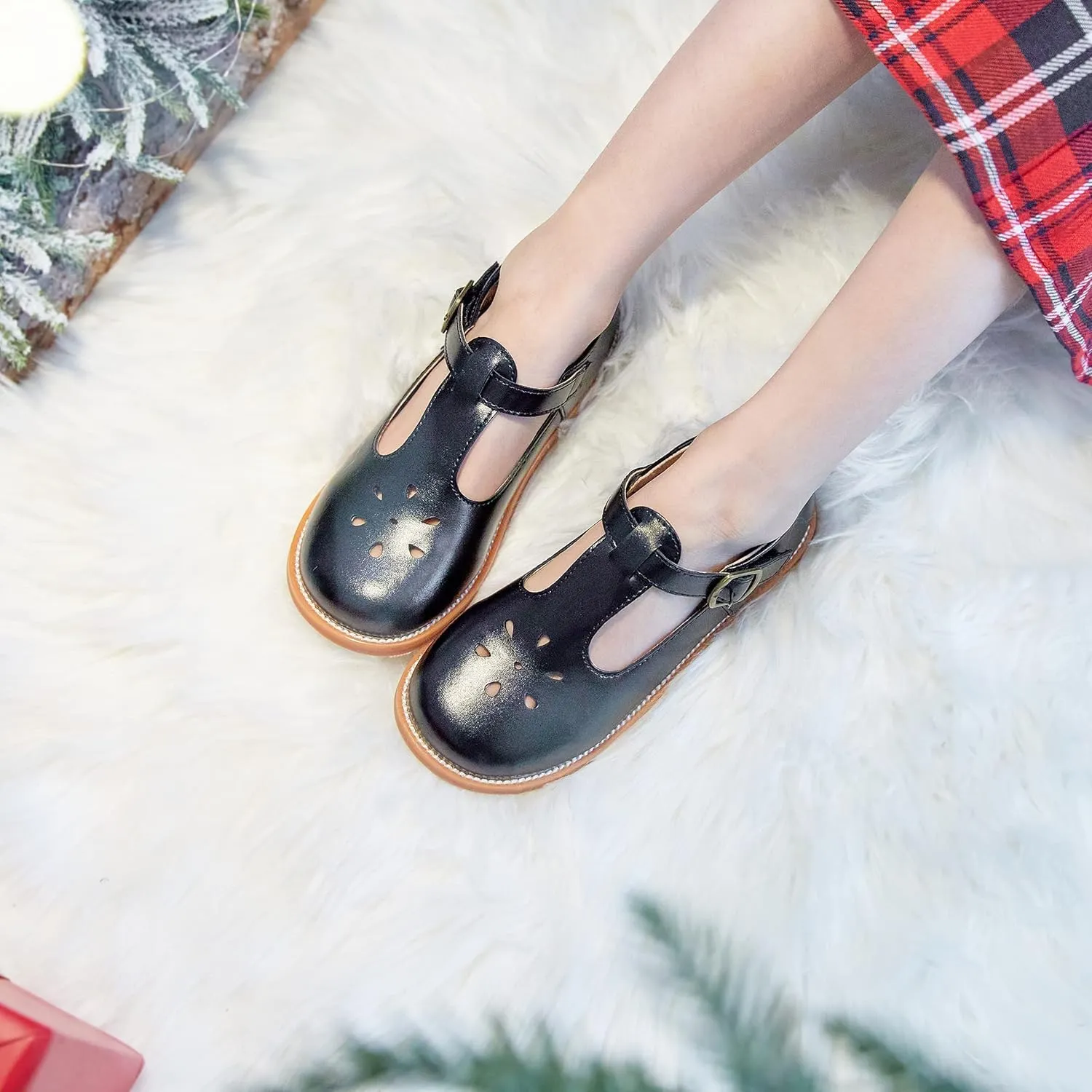 Felix & Flora Toddler Little Girl Mary Jane Dress Shoes - Ballet Flats for Girl Party School Shoes