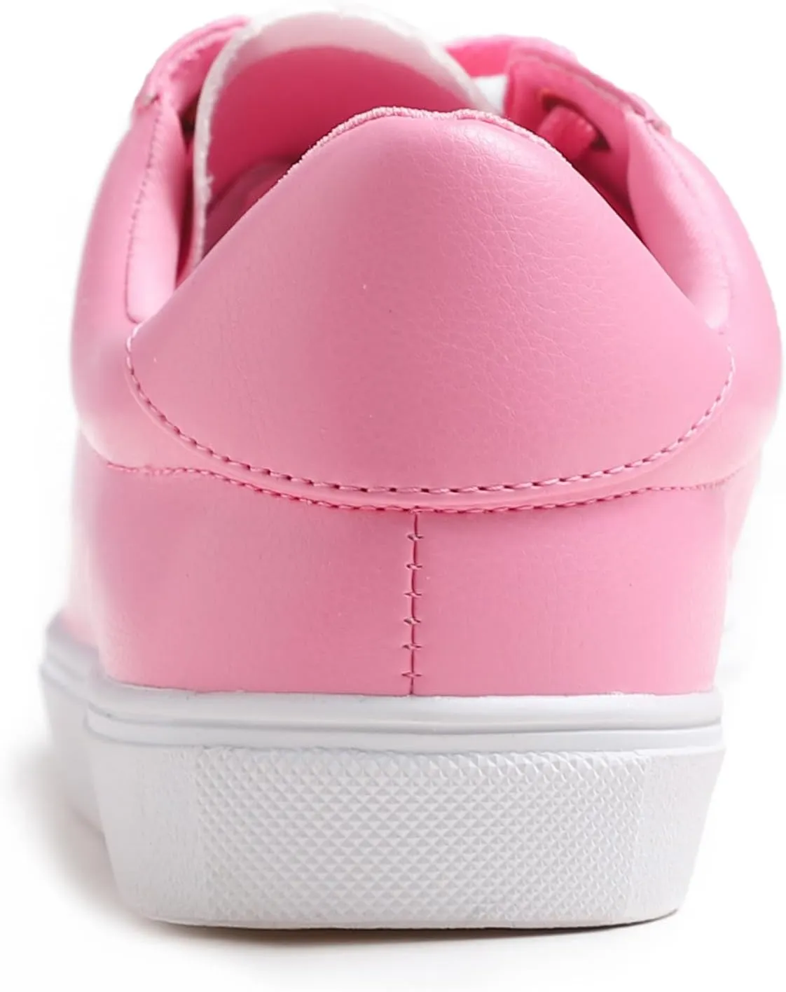 FEVERSOLE Women's Fashion Lightweight Spring Summer Vegan Leather Sneaker Casual Comfort Walking Shoes