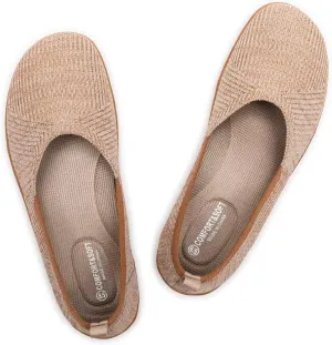 Frank Mully Womens Flat Shoes Wide Toe Box Knitted Flats Comfort Wide Width Walking Flats