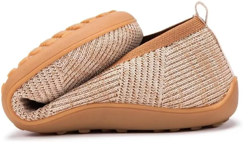 Frank Mully Womens Flat Shoes Wide Toe Box Knitted Flats Comfort Wide Width Walking Flats