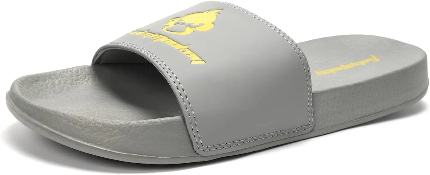 FUNKYMONKEY Slides for Men, Indoor & Outdoor Comfort Casual Sandals