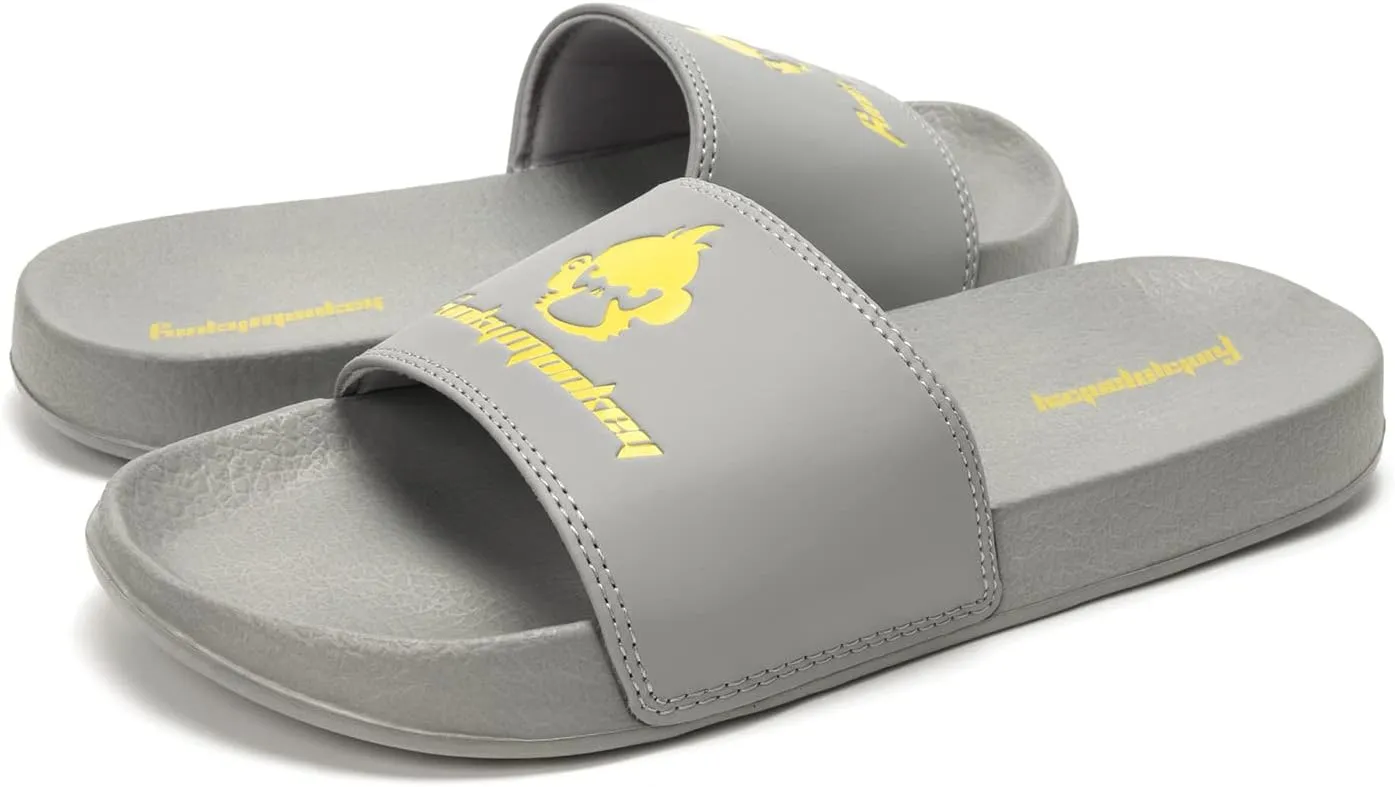 FUNKYMONKEY Slides for Men, Indoor & Outdoor Comfort Casual Sandals