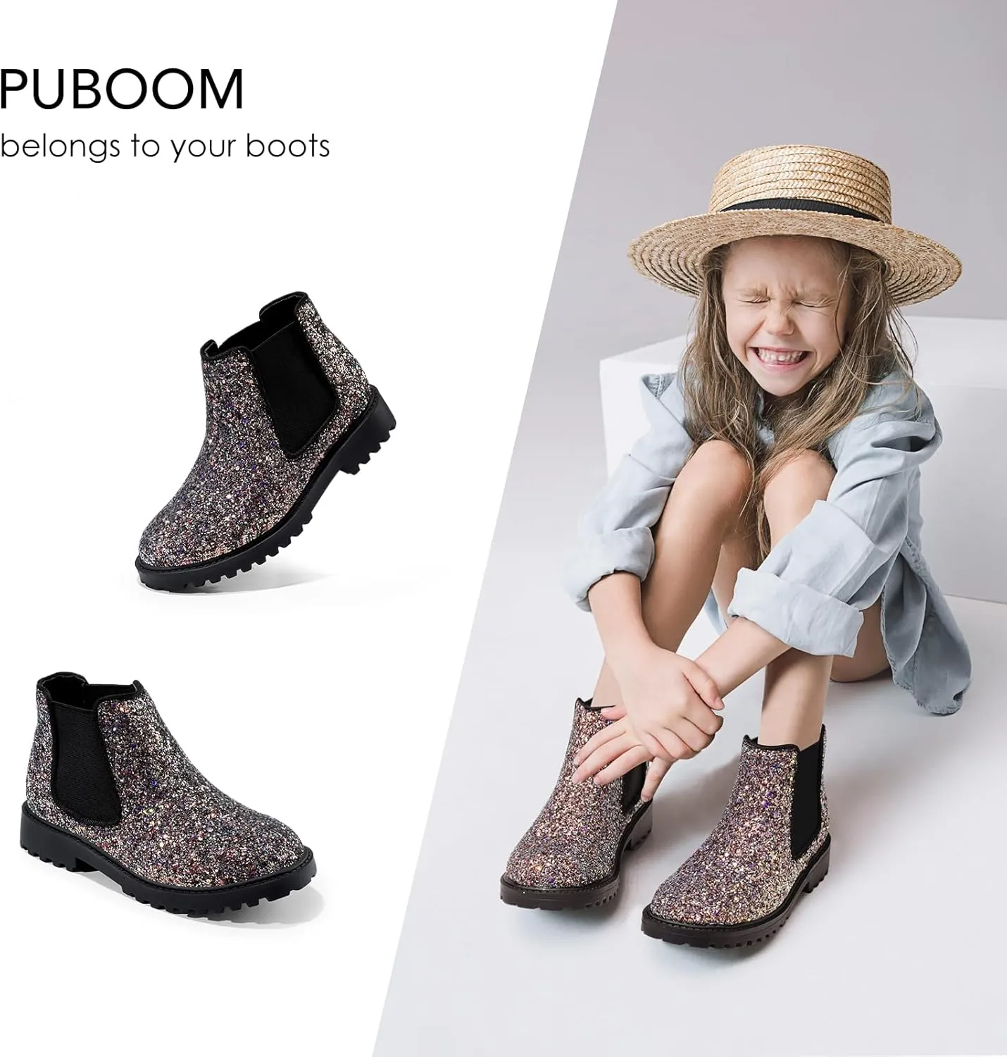 Girls Ankle Boots Kids Girls Dress Boots Winter Girl Boot Shoes