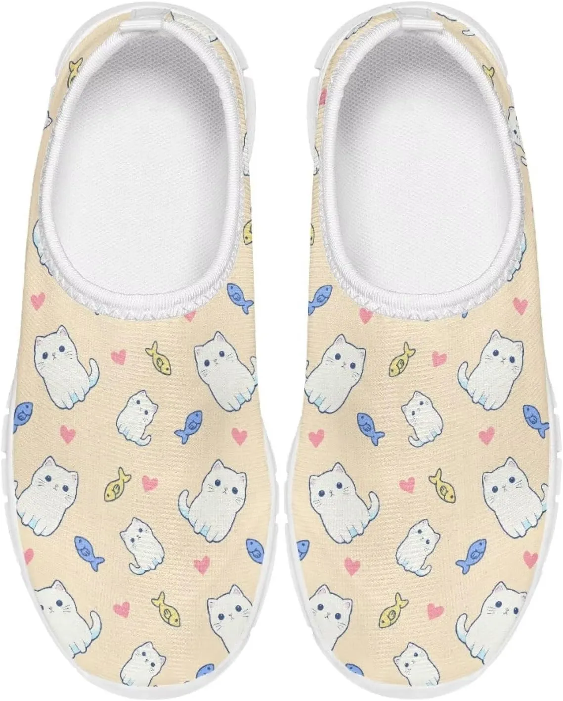 Girls Casual Sneakers Breathable Boys Mesh Slip On Shoes
