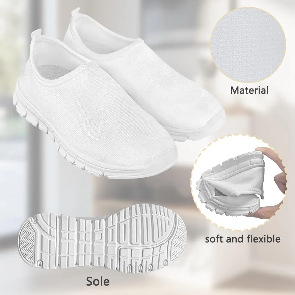 Girls Casual Sneakers Breathable Boys Mesh Slip On Shoes