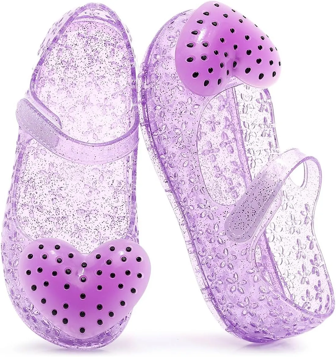Girls Jelly Flats Shoes Kids Princess Costumes Cosplay Party Dress Up Mary Jane Sandals Shoes Fancy Princess Dress Up Flat