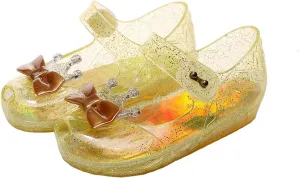 Girls Princess Mary Jane Flats for Dress Up Dance Party Cosplay Jelly Shoes Fancy Princess Flat Sandals Summer Flats Sandals