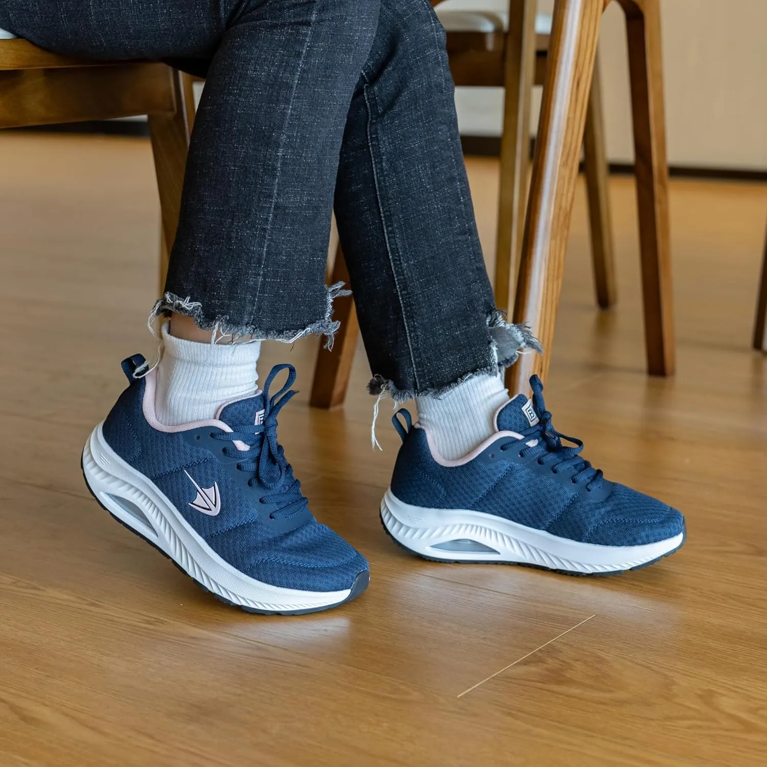 Gyeice Wide Toe Box Shoes Women Walking Shoes Arch Support Orthotic Sneakers Comfortable Tennis Shoes for Plantar Fasciitis Foot Pain Relief US Size 6-11