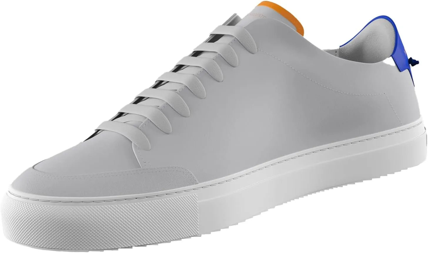 Handmade Men's Grigio Everyday Sneaker| Grigio Sneakers Shoes for Men - Classic Premium Italian Leather Walking & Casual Fashion Sneakers Shoes with Comfort Lace Up