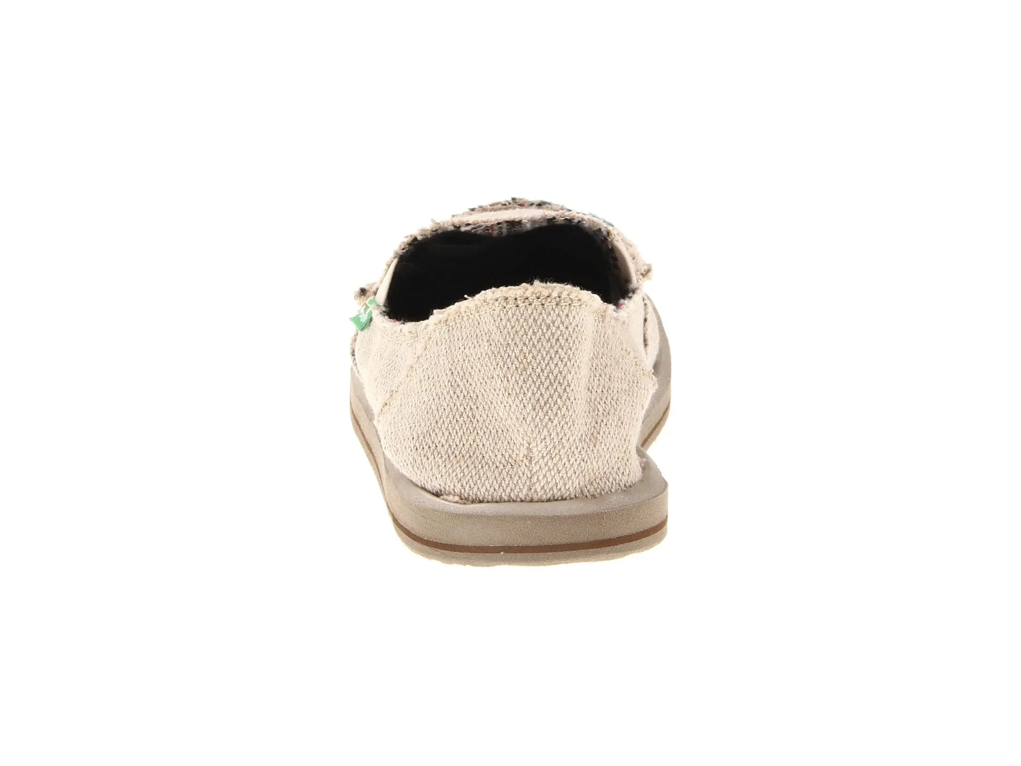 Hemp Sanuk Casual On Hot bargain Natural Rounded Comfortable Toe Closed Donna Compact Loafer Slip