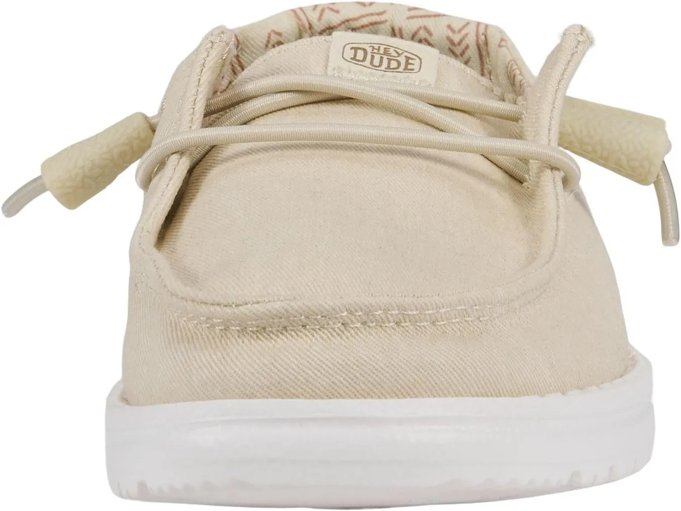 Hey Dude Girl's Wendy Stretch Canvas | Youth's Shoes | Youth Slip-on Loafers | Comfortable & Light-Weight
