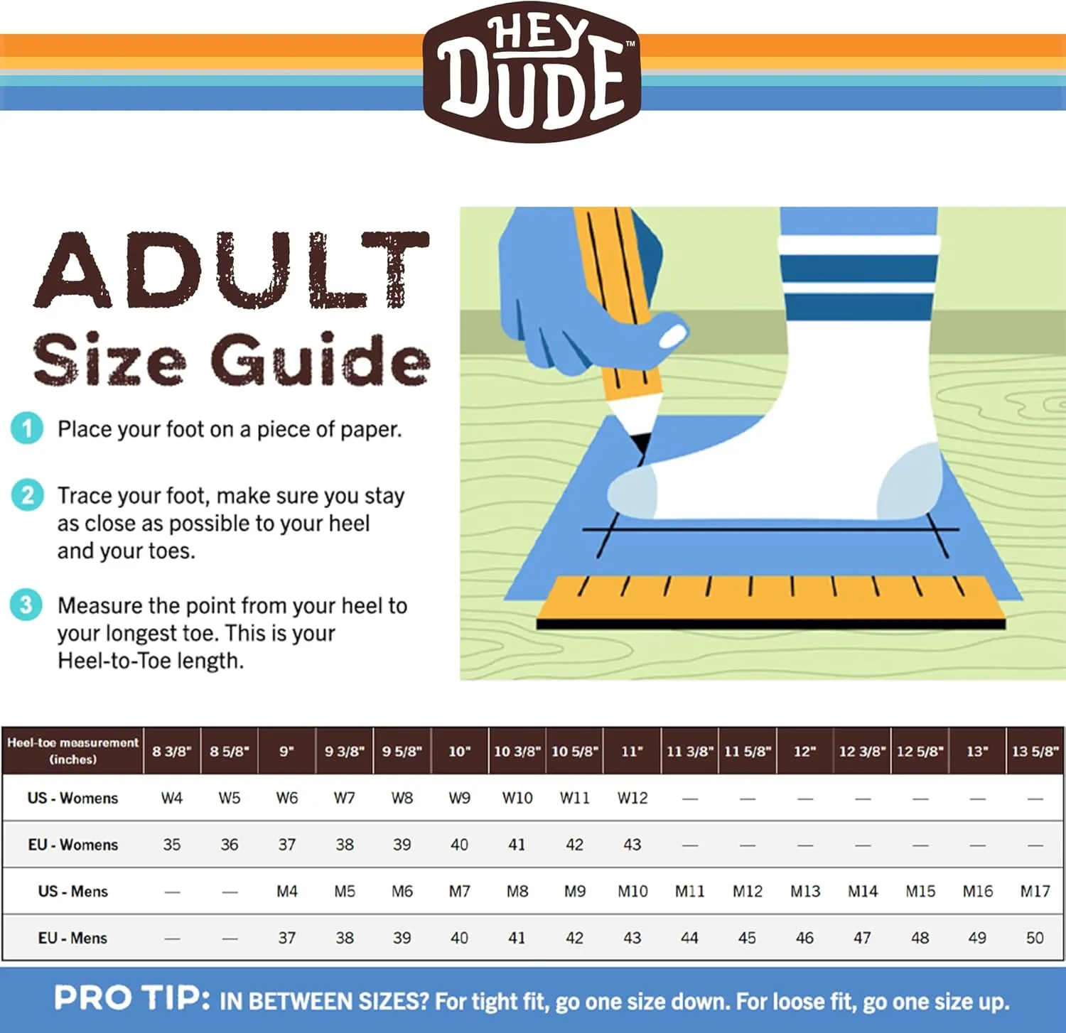 Hey Dude mens Wally Sport