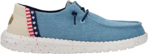Hey Dude Wendy Americana Splatter, Women’s Shoes, Women’s Slip-on Loafers, Comfortable & Light-Weight