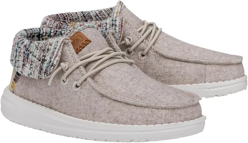 Hey Dude Wendy Fold Youth | Girl's Loafers | Girl's Slip On Shoes | Comfortable & Light Weight