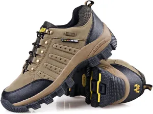 Hiking Boots Lace-up Men Women Waterproof Non-Slip Outdoor Sports Mountain Trekking Shoes Camping Biking Walking Travelling