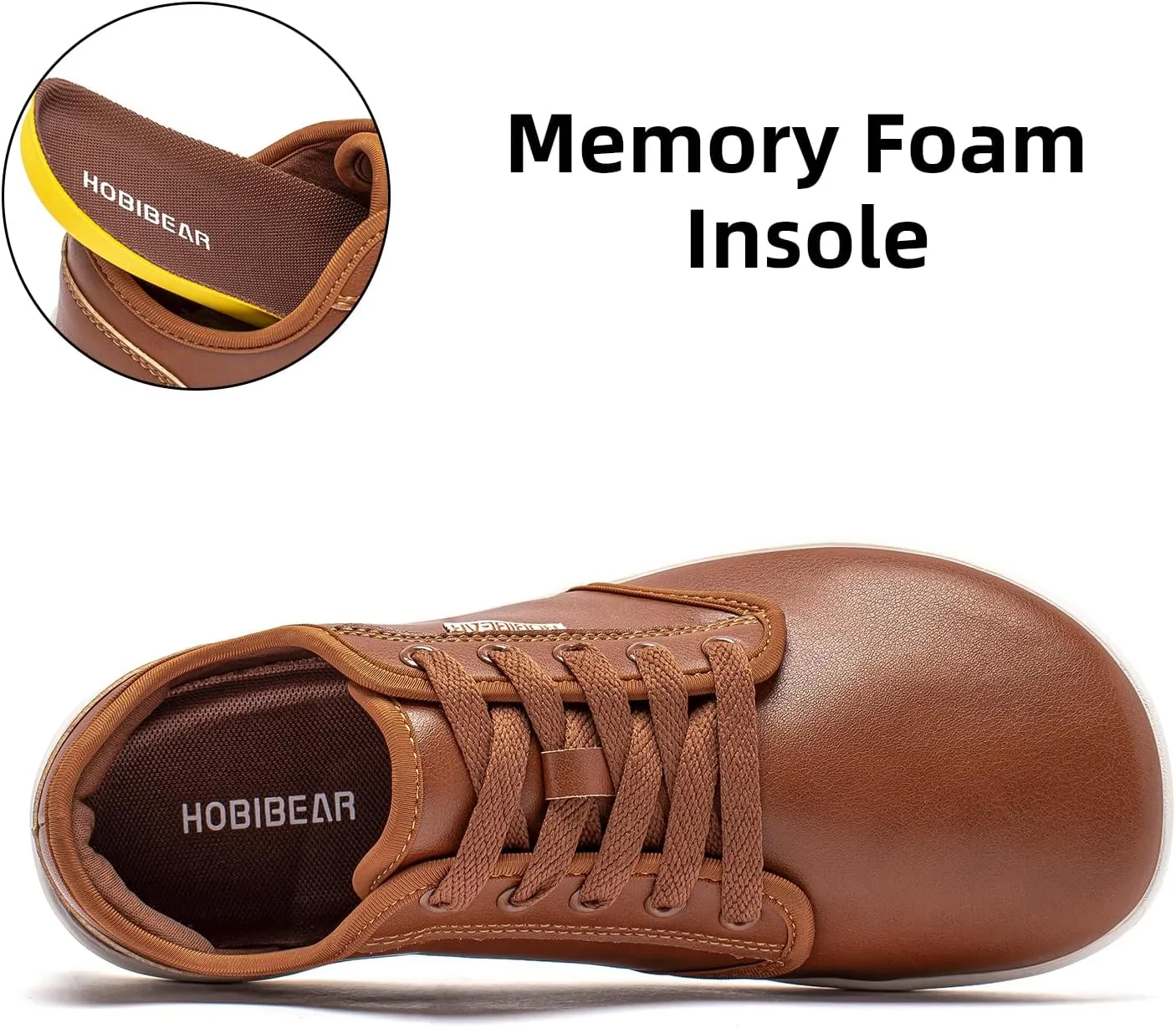 HOBIBEAR Unisex Wide Barefoot Shoes for Mens Womens Minimalist Zero Drop Shoes Sneakers