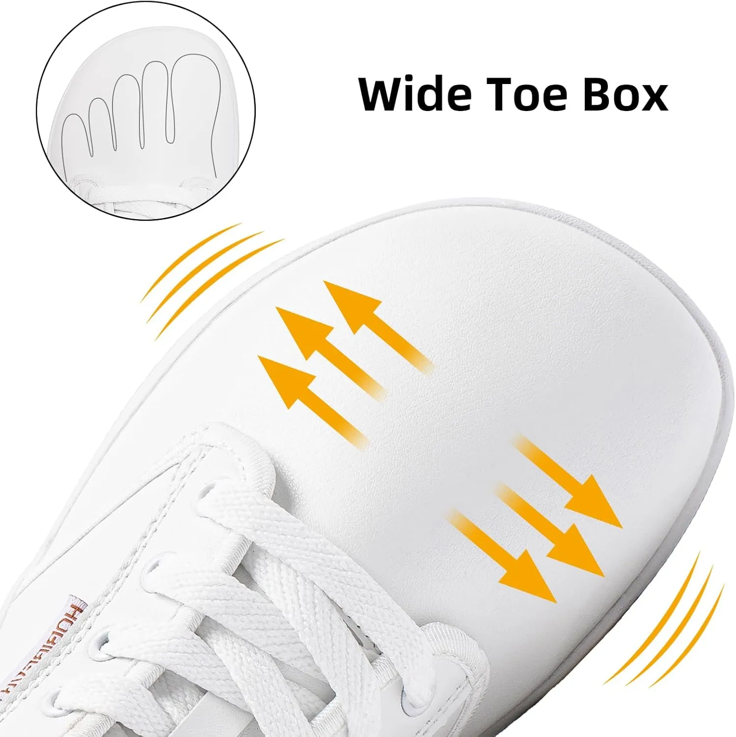 HOBIBEAR Unisex Wide Barefoot Shoes for Mens Womens Minimalist Zero Drop Shoes Sneakers