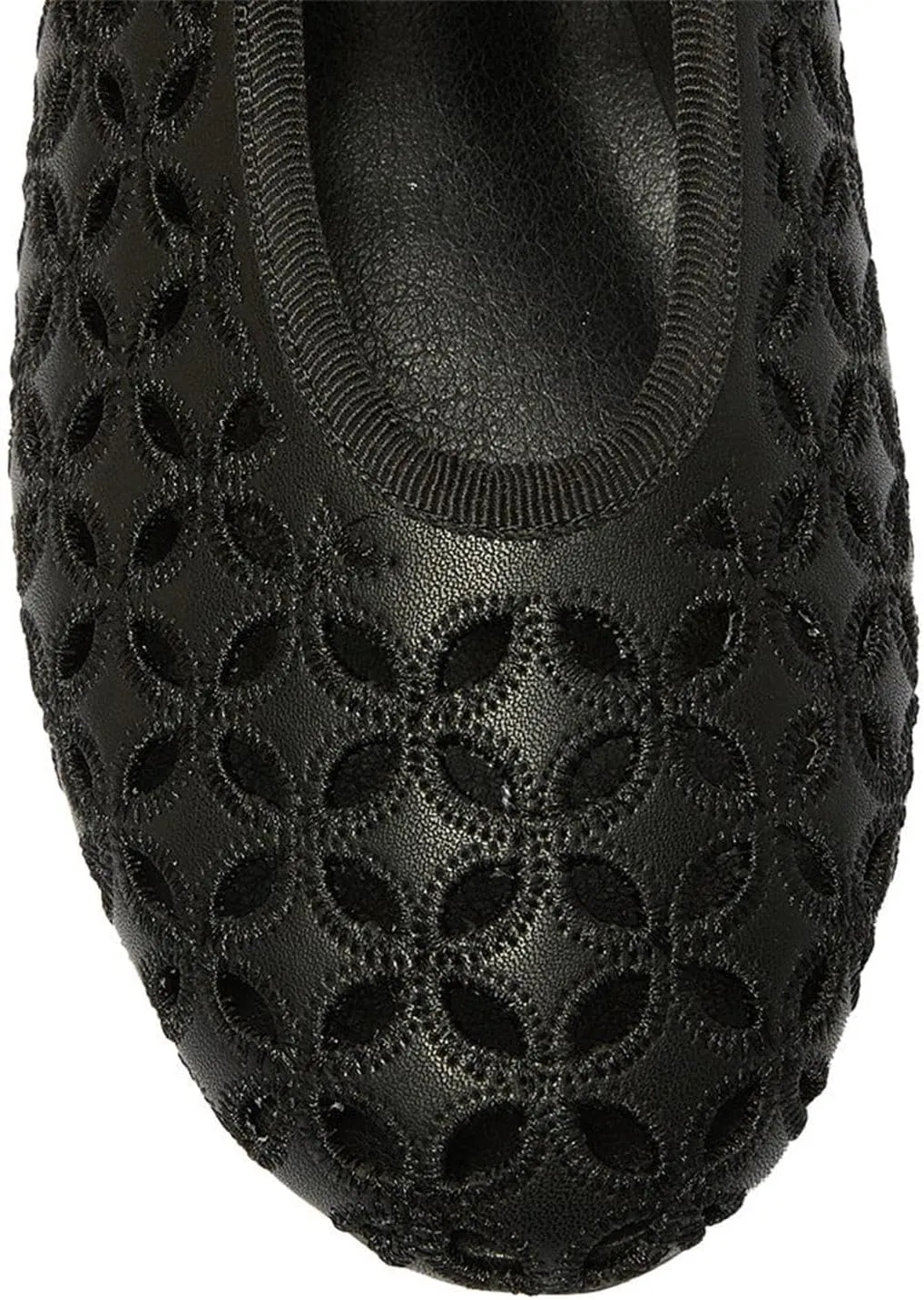 Hollow Out Ballet Flats for Women,Buckle Strap Mesh Mary Jane Flats Round Toe Embroidered Flowers Comfortable Breathable Casual Daily Dress Ballerina Flat Shoes