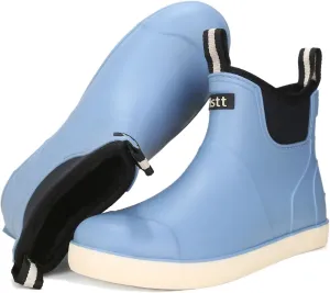 Hsttgsr Men's Deck Boots, Rubber Rain Boots Waterproof Fishing Boots, Ankle Anti-Slip High Traction Boots for Professional Premium Neoprene, Garden Boots Shoes Footwear Booties for Men Outdoor Work