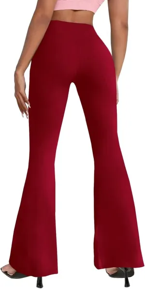 Hybrid & Company Womens Super Comfy Flowy Wide Leg Palazzo Pants Made in USA