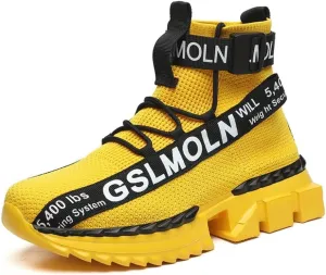 Jakcuz Lace up High Top Walking Shoes for Women Fashion Breathable Mesh Outdoor Sport Athletic Gym Casual Sneakers Ladies