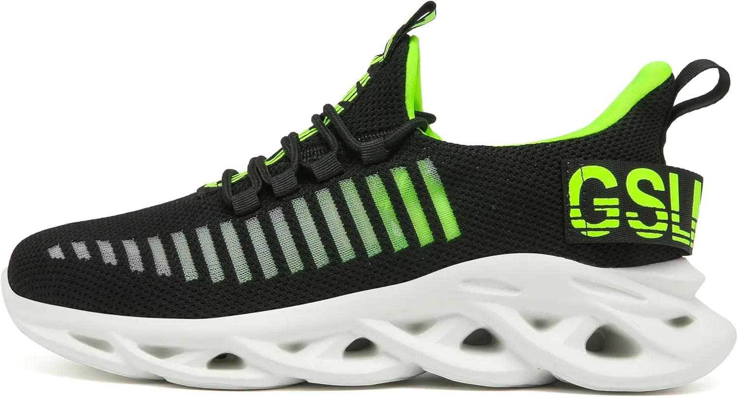 Jakcuz Men's Tennis Shoes Running Shoes Fashion Sneakers Lightweight Multi-Colors for Fitness