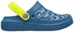 Joybees Kids Varsity Clog - Midnight Teal/Citrus - Child 4