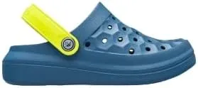 Joybees Kids Varsity Clog - Midnight Teal/Citrus - Child 4