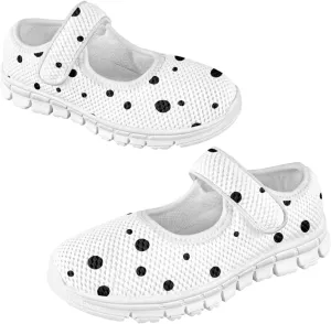 JoyLamoria Cute Axolotl Girls Flats Sneakers Pink Mary Jane Shoes Toddler and Little Girls Dress Shoes Slip on School Uniform Shoes