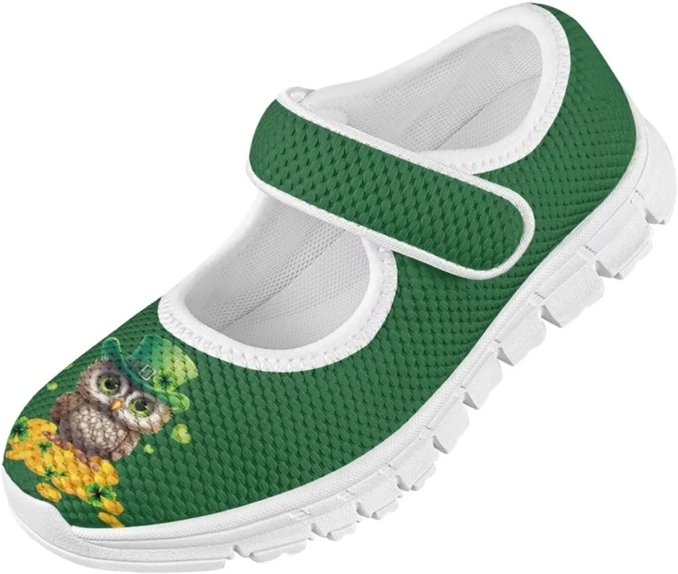 JoyLamoria Funny Axolotl Print Toddler Girls Shoes Slip on Mary Jane Shoes Prinscess Dress Flats,11-2.5
