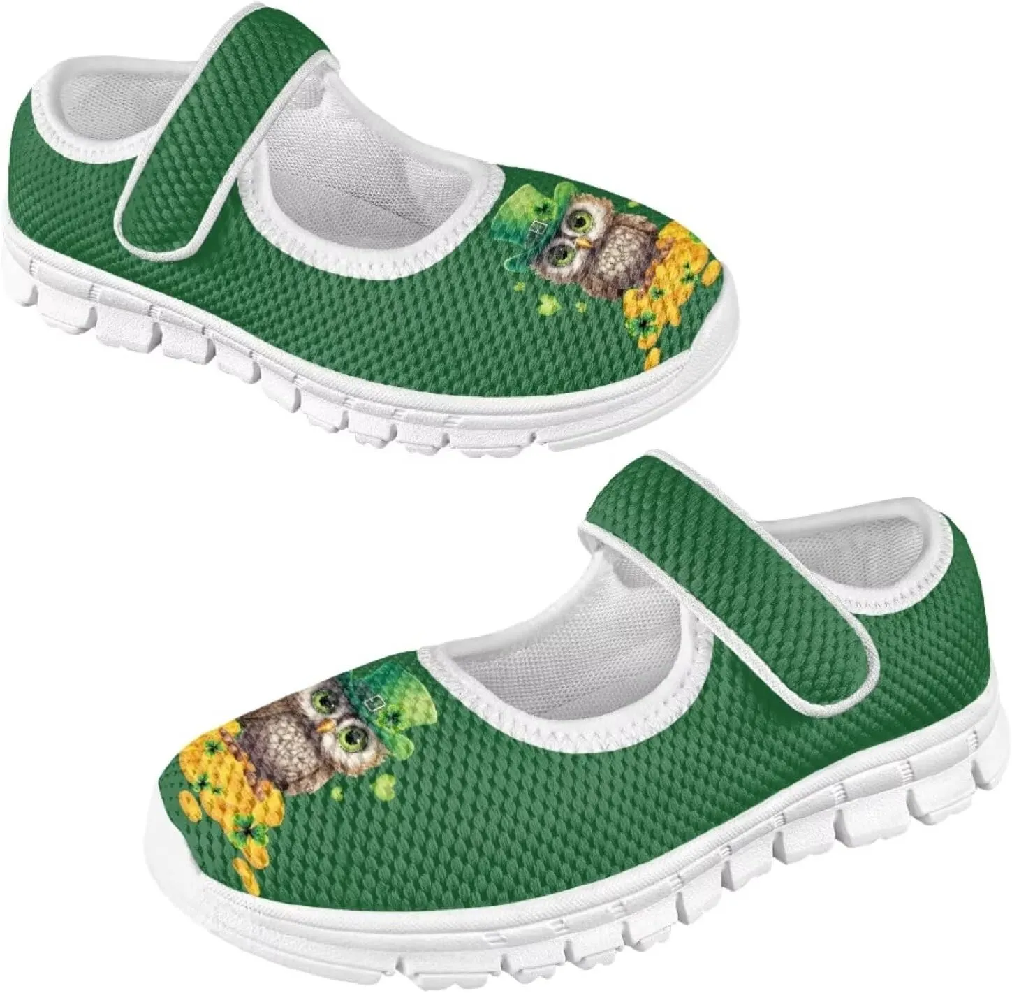 JoyLamoria Funny Axolotl Print Toddler Girls Shoes Slip on Mary Jane Shoes Prinscess Dress Flats,11-2.5