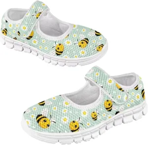 JoyLamoria Pink Pig Girls Cute Mary Jane Flats School Uniform Shoes Slip on Comfort Sneakers for Toddler/Little Kid/Big Kid