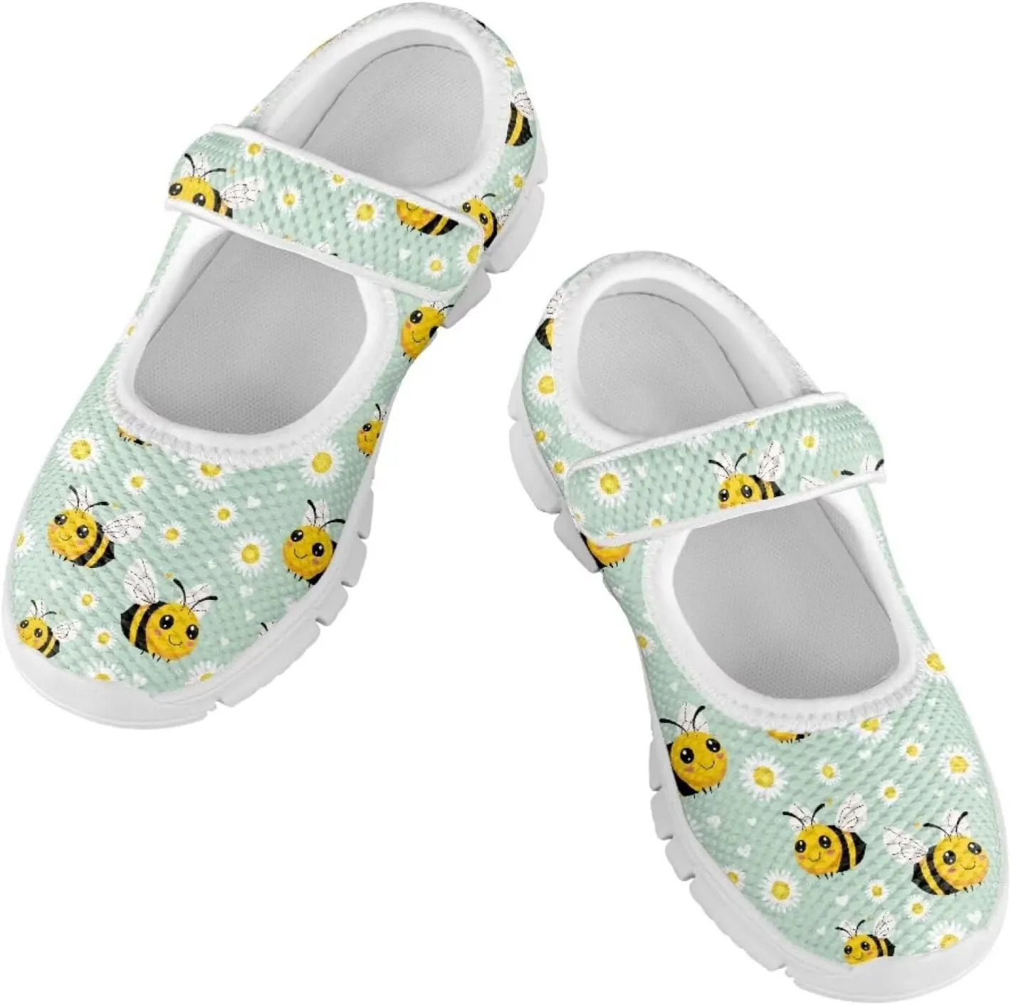 JoyLamoria Pink Pig Girls Cute Mary Jane Flats School Uniform Shoes Slip on Comfort Sneakers for Toddler/Little Kid/Big Kid