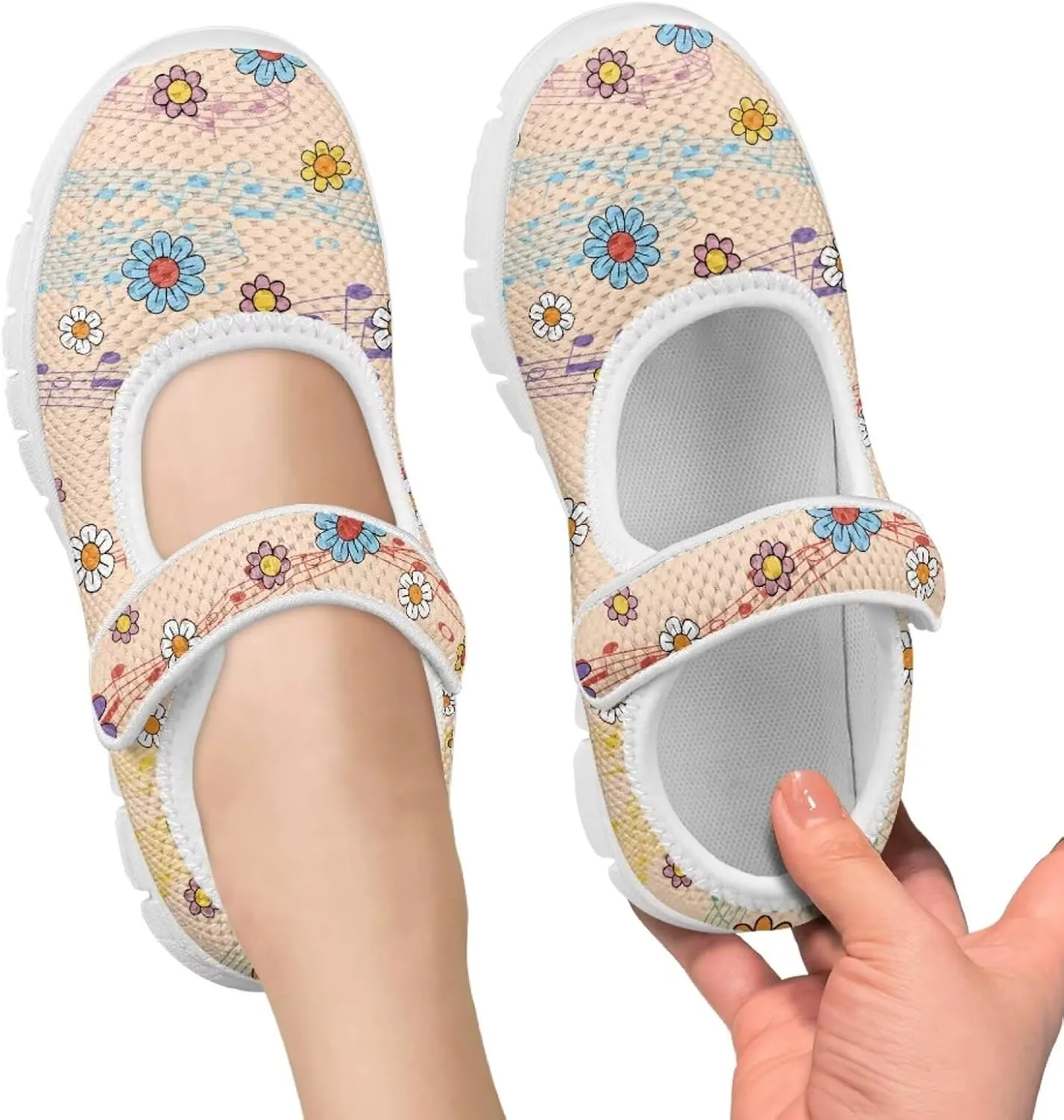 JoyLamoria Pink Pig Girls Cute Mary Jane Flats School Uniform Shoes Slip on Comfort Sneakers for Toddler/Little Kid/Big Kid