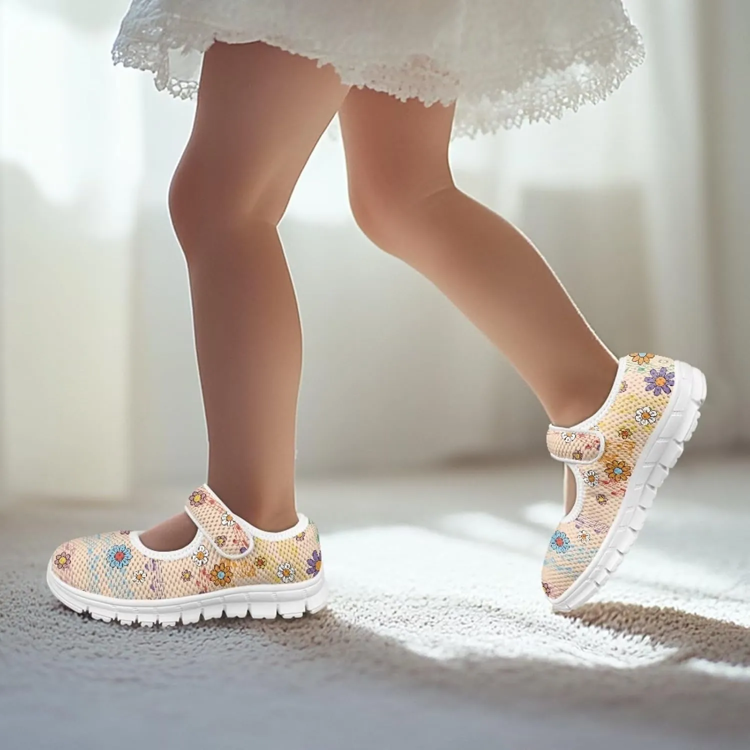 JoyLamoria Pink Pig Girls Cute Mary Jane Flats School Uniform Shoes Slip on Comfort Sneakers for Toddler/Little Kid/Big Kid