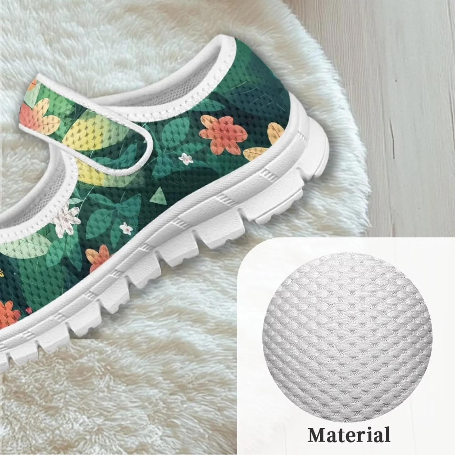 JoyLamoria White Cow Print Toddler Girls Mary Jane Shoes Girls Cute Ballet Dress Shoes School Uniform Flats Sneakers for Kids