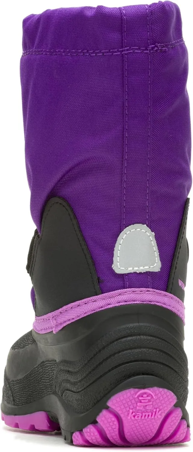 Kamik Kids Waterbug 5, Waterproof Winter Boots,Dark Olive,