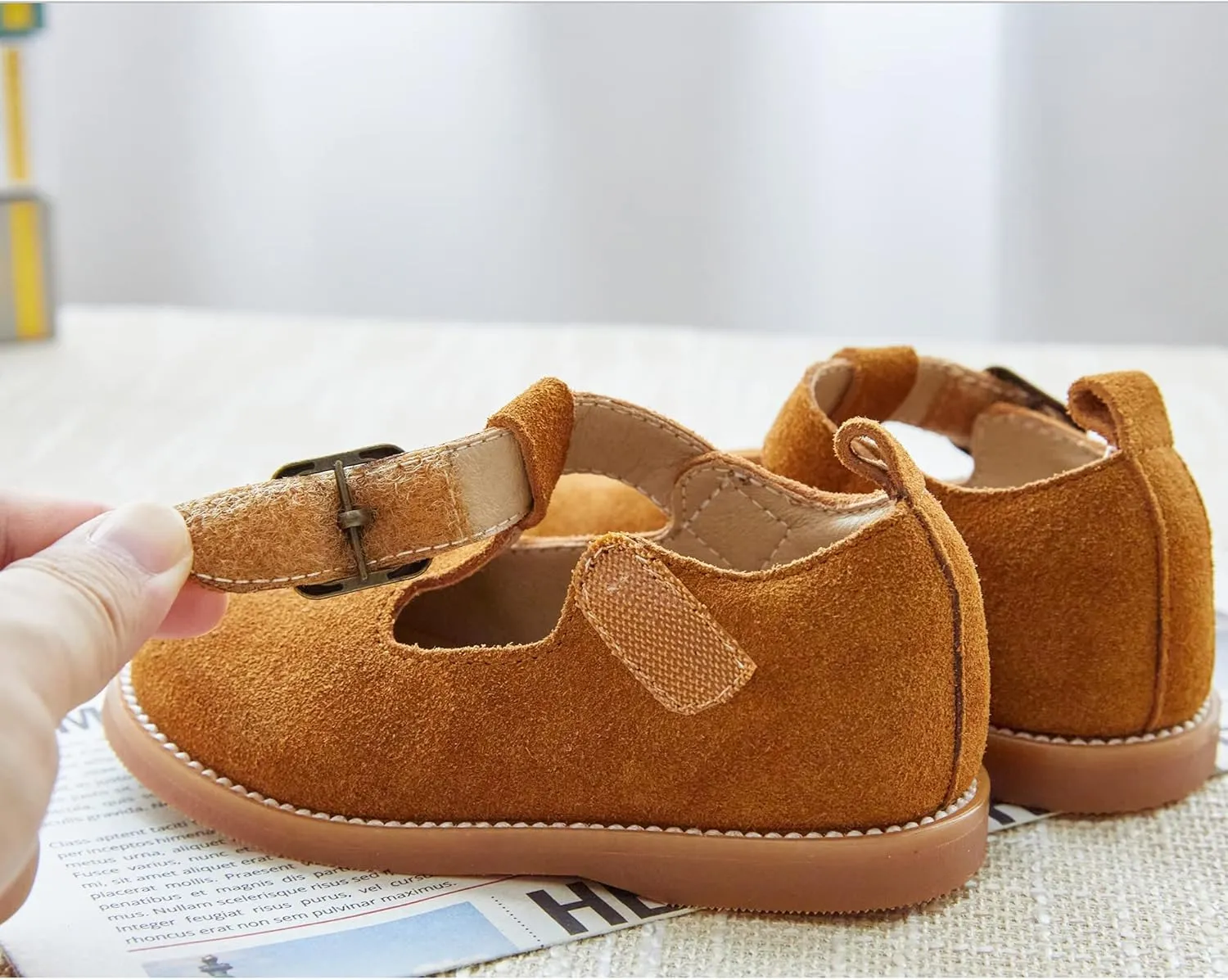 Kiderence Toddler Little Girls Mary Jane Dress Shoes School Oxford for Girls Flats