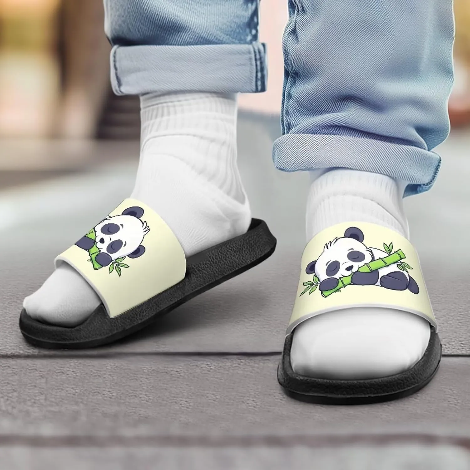 Kids Cloud Slides Girls & Boys Flip Flops Slip On Beach Sandals Youth Pool Shower Shoes EVA Summer Slippers
