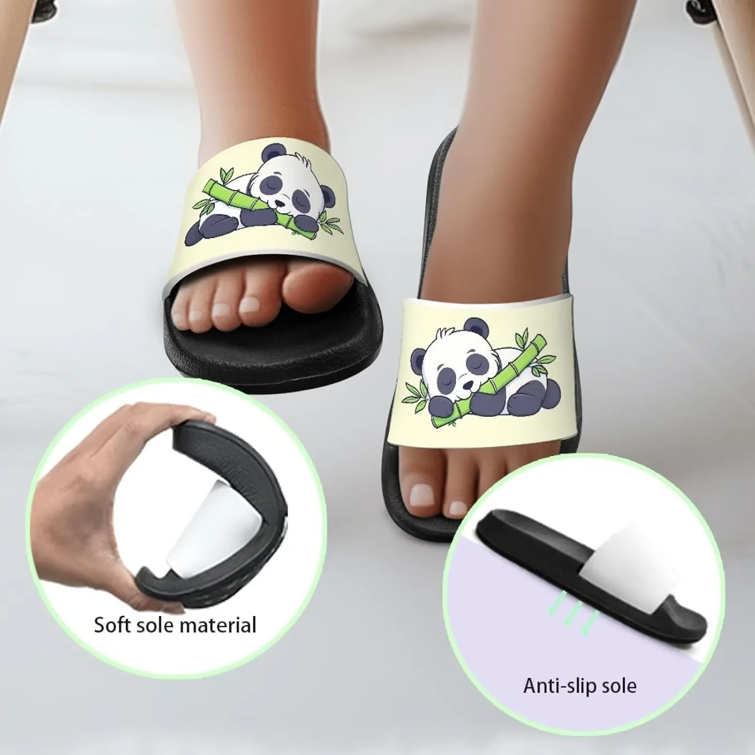 Kids Cloud Slides Girls & Boys Flip Flops Slip On Beach Sandals Youth Pool Shower Shoes EVA Summer Slippers