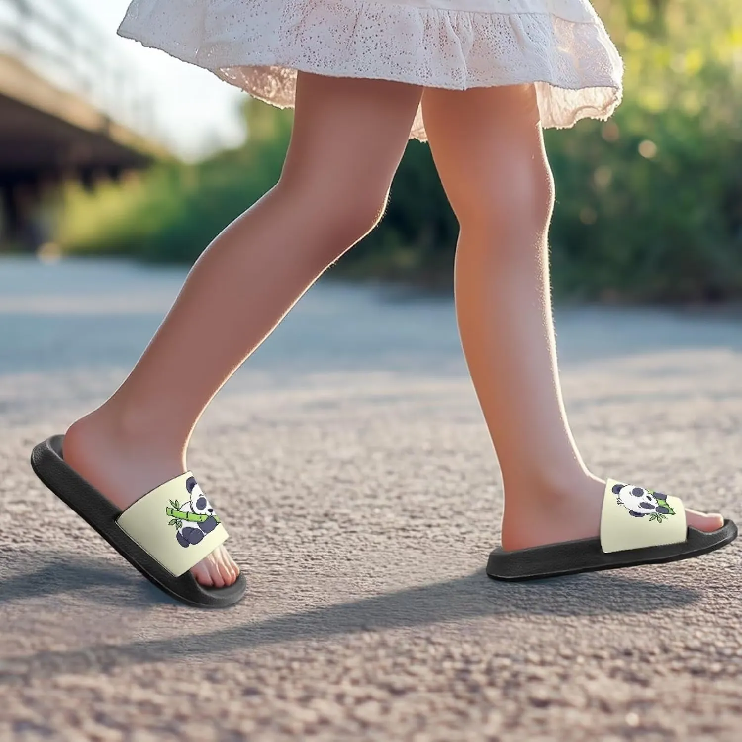 Kids Cloud Slides Girls & Boys Flip Flops Slip On Beach Sandals Youth Pool Shower Shoes EVA Summer Slippers