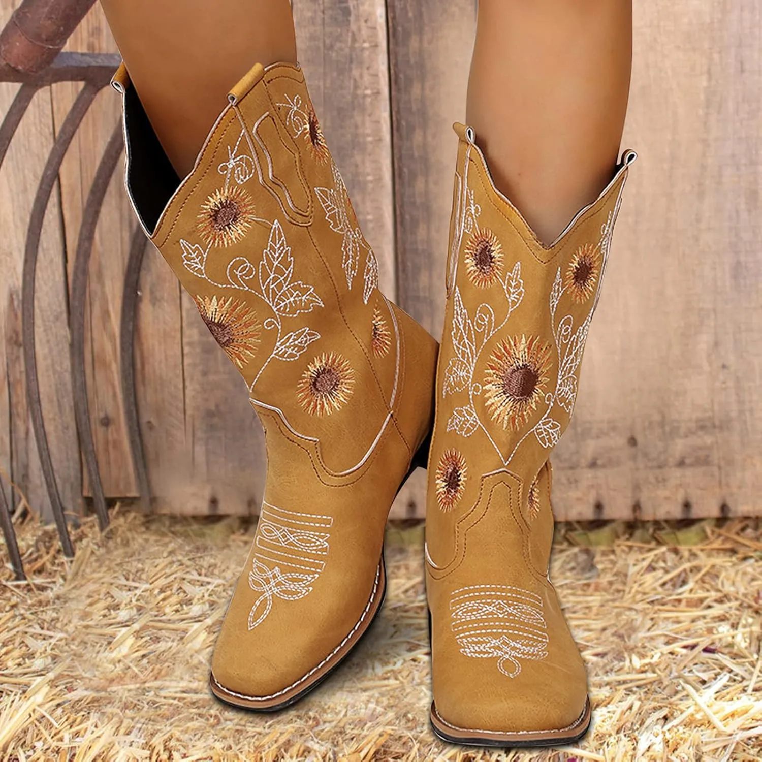 Knee High Boots Flat Leather Women White Winter Snow Boots Fur Lined Warm Ankle Tall Black Western Boots Wide Calf Tall Black Dress Boots Wide Calf Heeled Brown Boots Knee Length